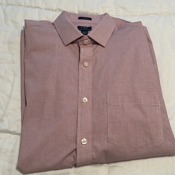 J Crew light red Button Up - Picture 2 of 3